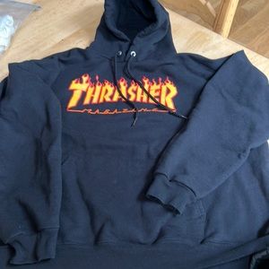 THRASHER Black hoodie